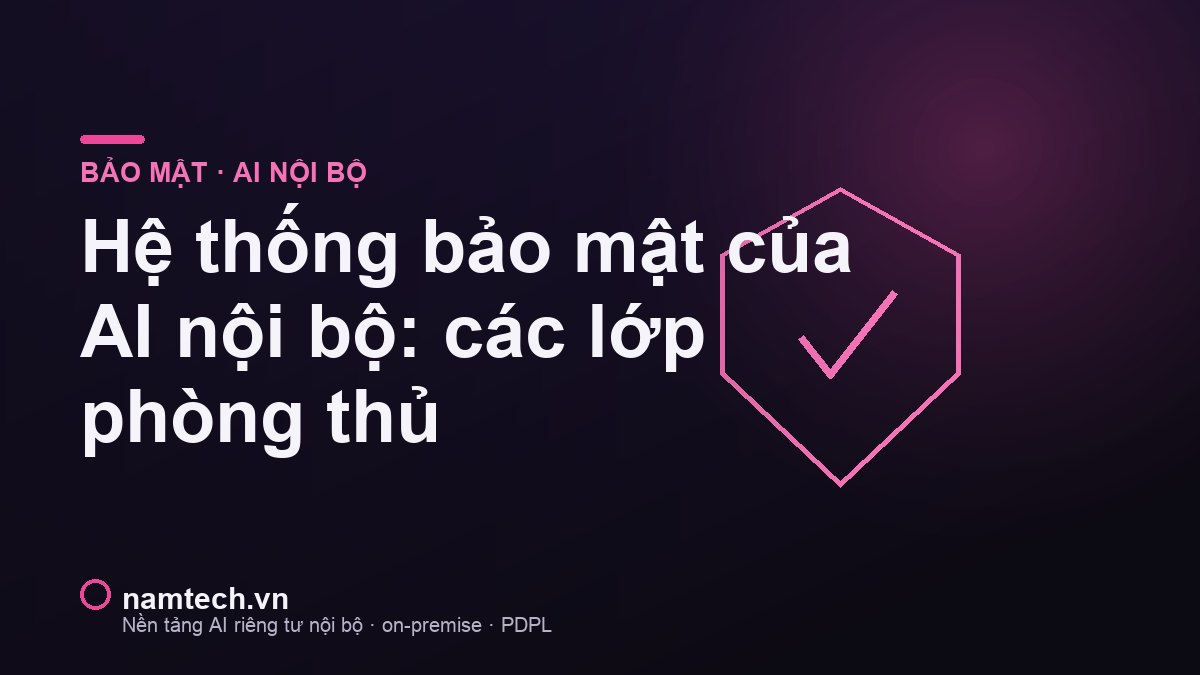 Hệ thống bảo mật AI nội bộ